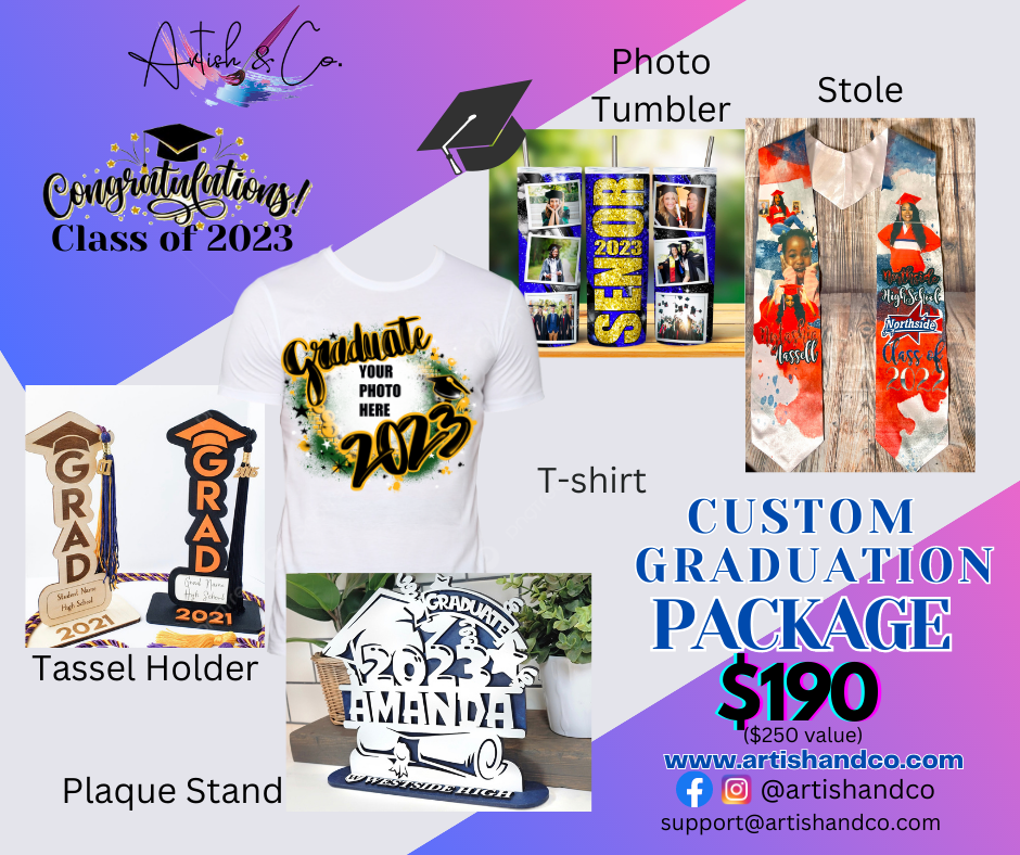 CUSTOM HIGH SCHOOL GRADUATION PACKAGES